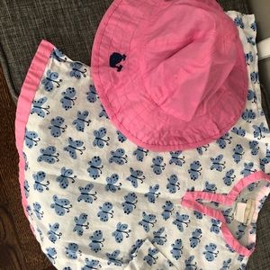 Pottery Barn Coverup and Hat